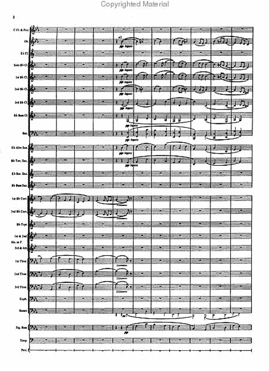 First Suite in E Flat (Revised) Concert Band scores gallery preview page 3
