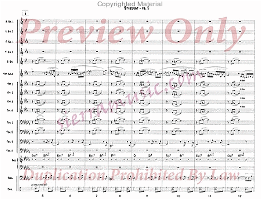 Stardust Stardust Jazz Ensemble scores gallery preview page 3