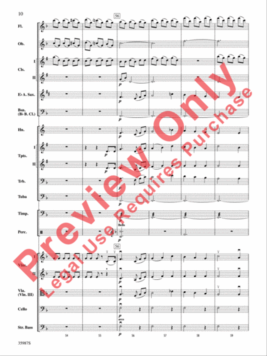 Nocturne Nocturne Full Orchestra scores gallery preview page 11