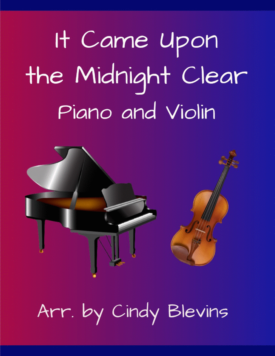 It Came Upon the Midnight Clear, for Piano and Violin image number null