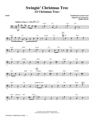 Swingin' Christmas Tree (O Christmas Tree) (arr. Kirby Shaw) - Bass