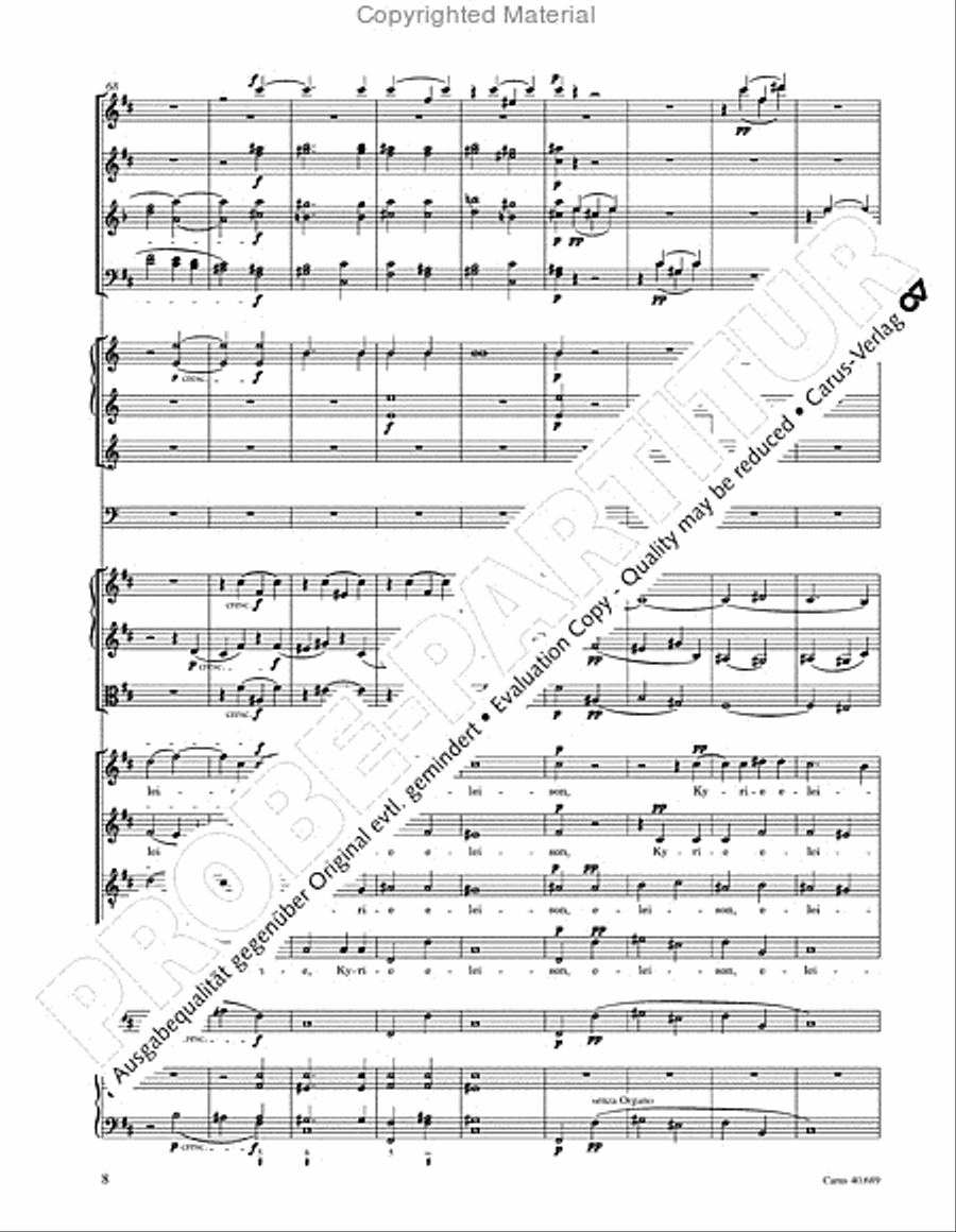 Missa solemnis Missa solemnis 4-Part scores gallery preview page 24