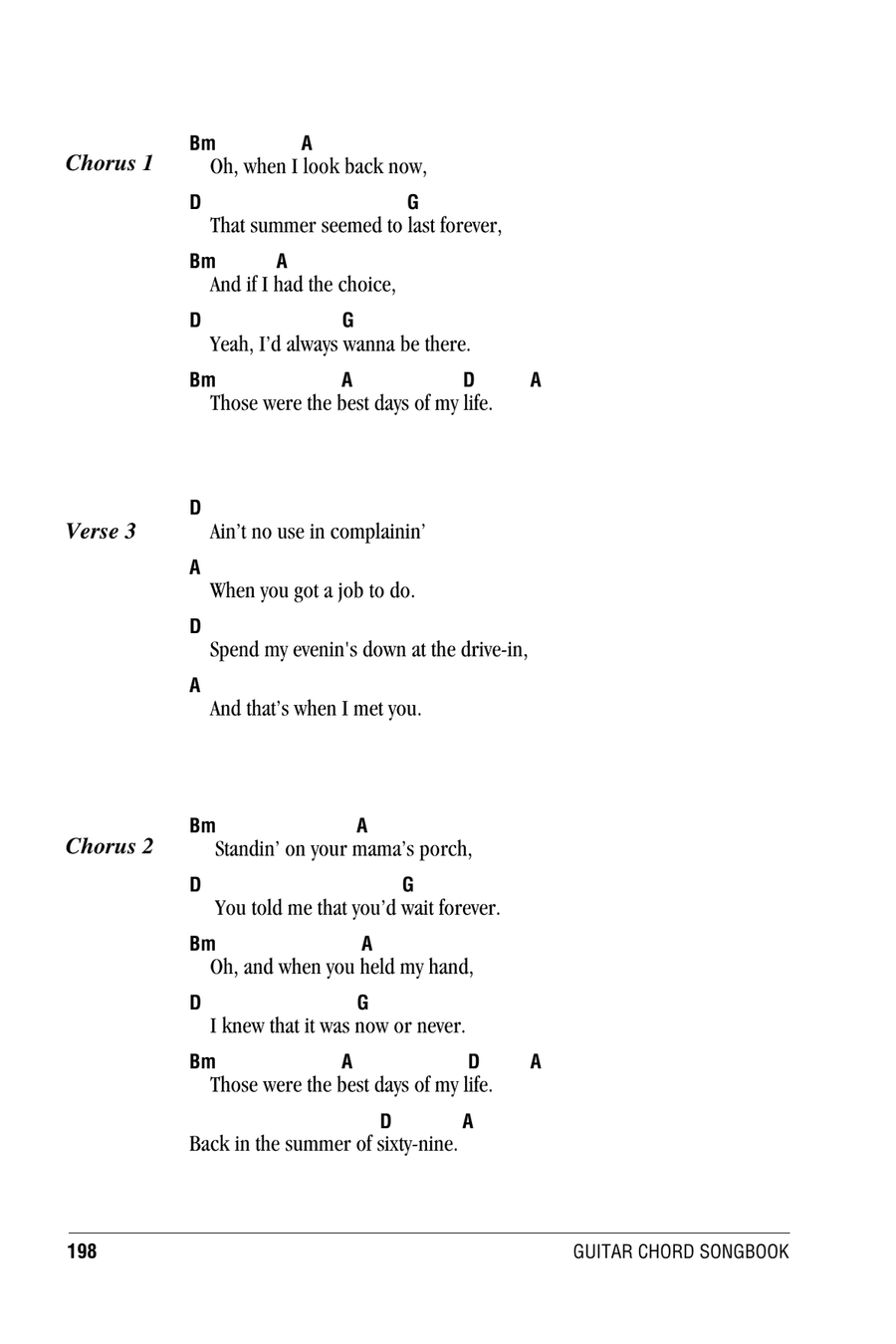 Summer Of '69 Summer Of '69 Acoustic Guitar scores gallery preview page 2