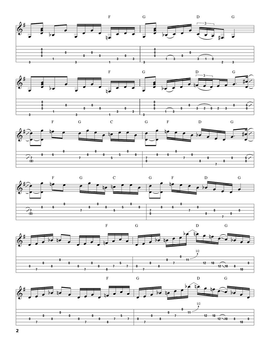 Cluck Old Hen Acoustic Guitar scores gallery preview page 2