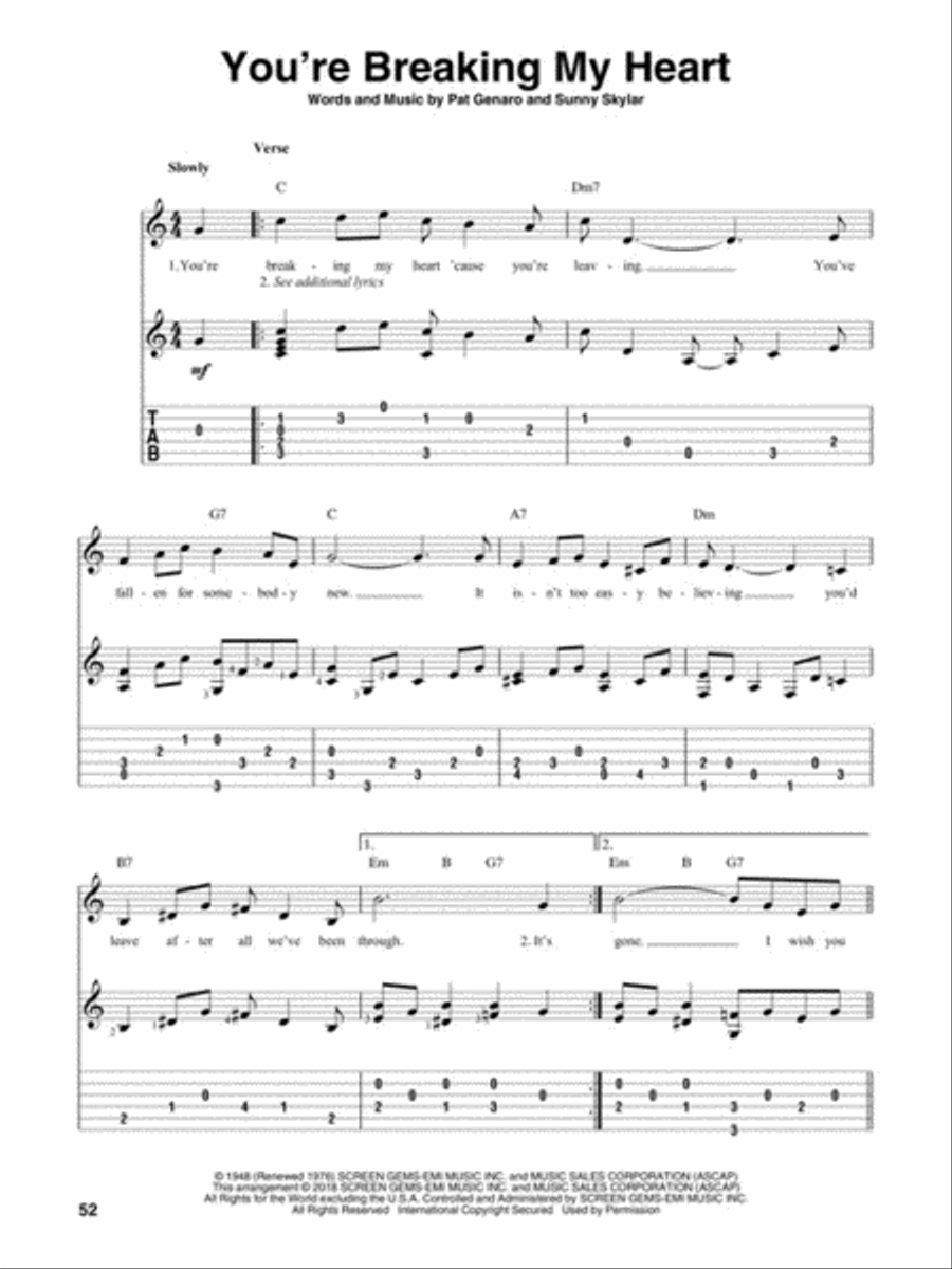 Fingerpicking Italian Songs Fingerpicking Guitar scores gallery preview page 5