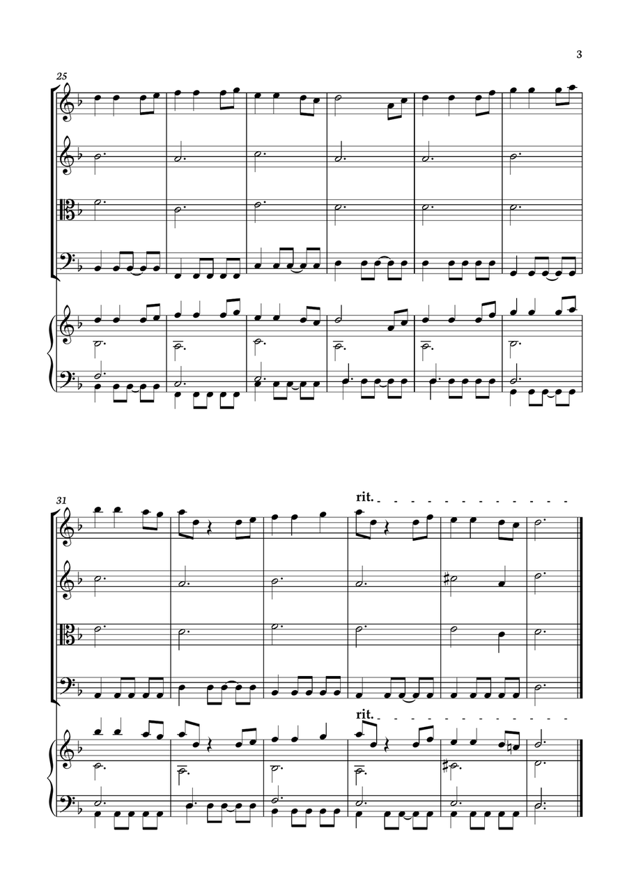 He's A Pirate He's A Pirate String Quartet scores gallery preview page 3