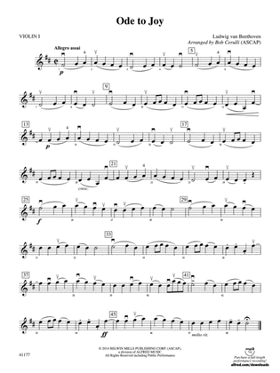 Ode to Joy: 1st Violin