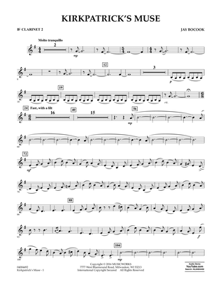 Kirkpatrick's Muse - Bb Clarinet 2