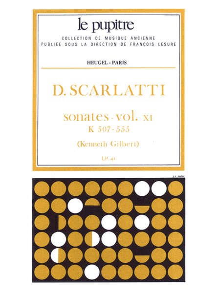 Sonates Volume 11, K507-555 by Domenico Scarlatti Harpsichord - Sheet Music