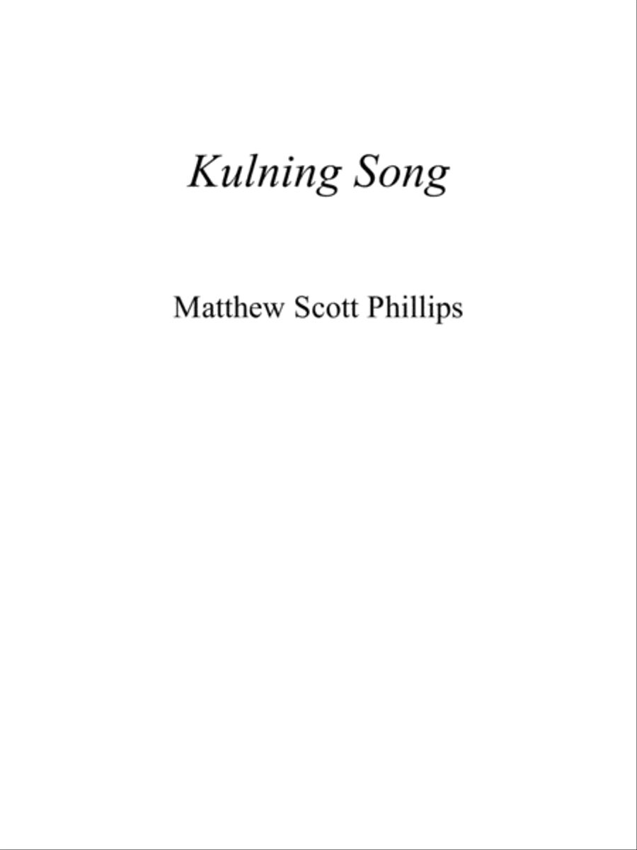 Kulning Song Violin Solo scores gallery preview page 1