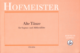 Book cover for Alte Tanze