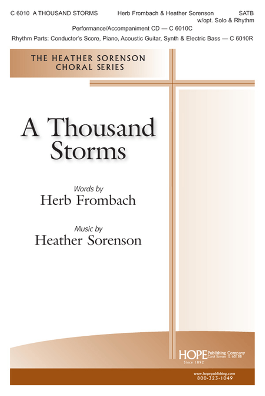 A Thousand Storms 4-Part scores gallery preview page 1