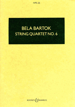 Book cover for String Quartet No. 6 (1939)