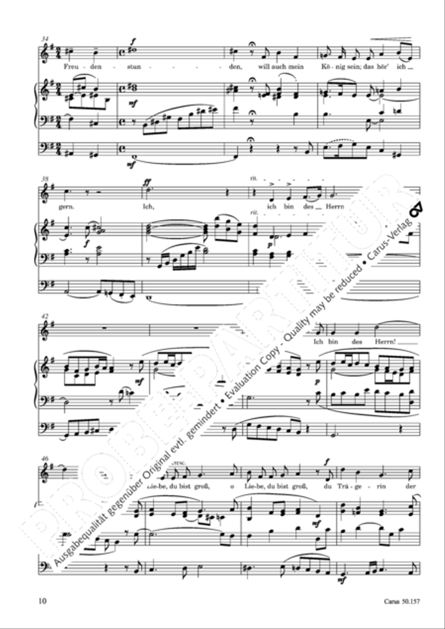 Sechs religiose Gesange op. 157 Score scores gallery preview page 11