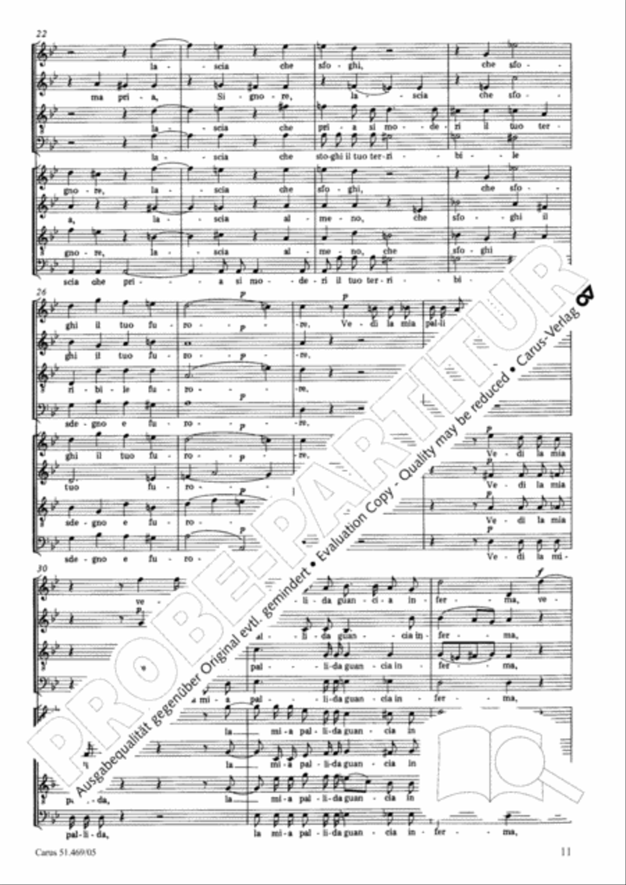Davide penitente 4-Part scores gallery preview page 12