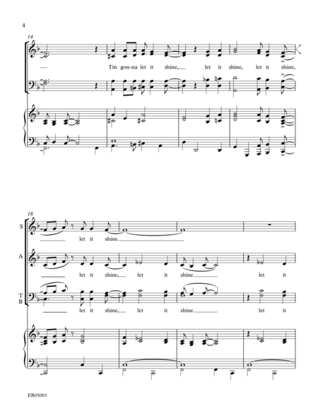 This Little Light of Mine - SATB image number null