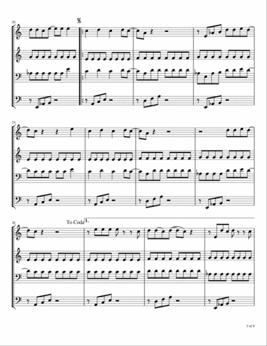 Abracadabra Brass Ensemble scores gallery preview page 4