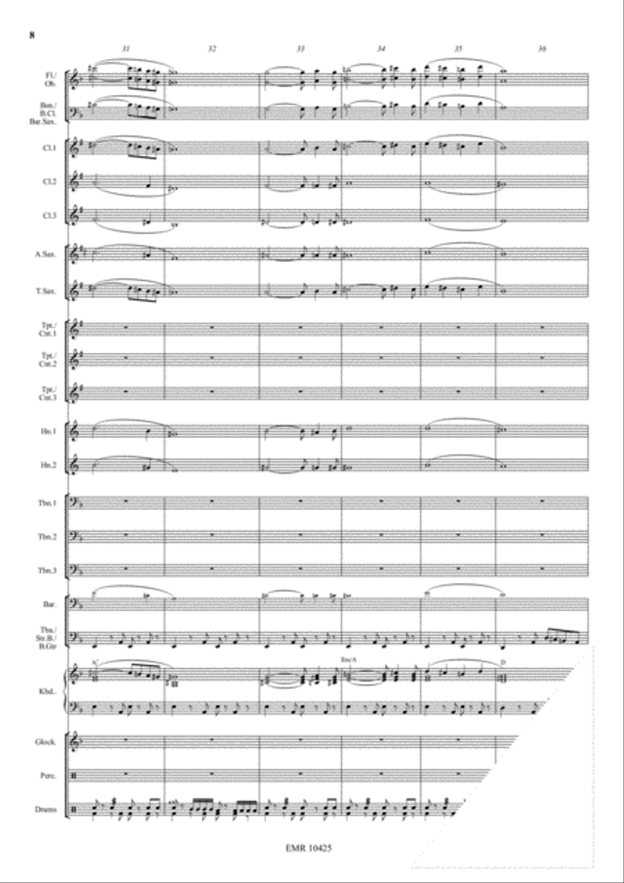 Americana Suite Americana Suite Concert Band scores gallery preview page 9