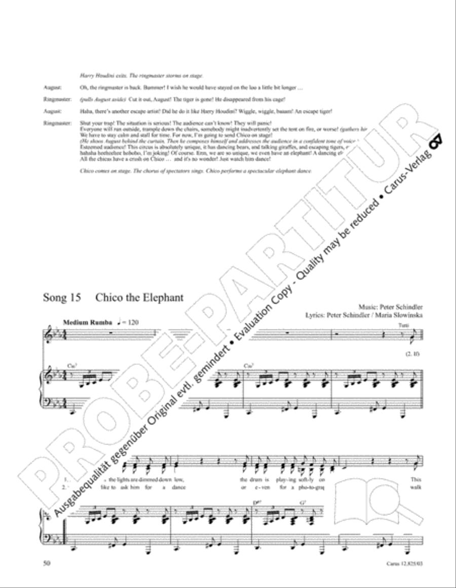 Circus Allegro Circus Allegro Choir scores gallery preview page 51