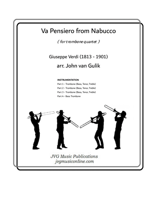Va Pensiero from Nabucco - Trombone Quartet
