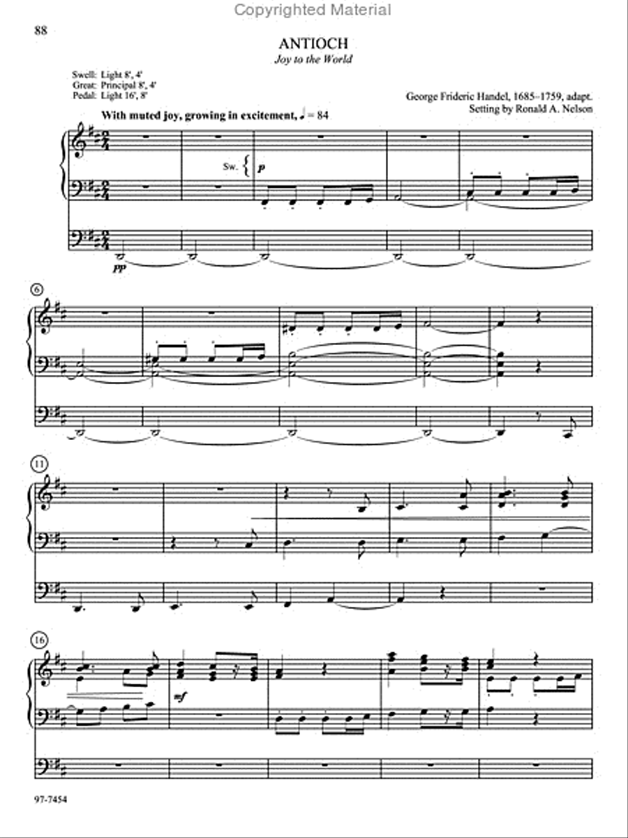 Hymn Prelude Library: Lutheran Service Book, Vol. 1 (A) Organ scores gallery preview page 11