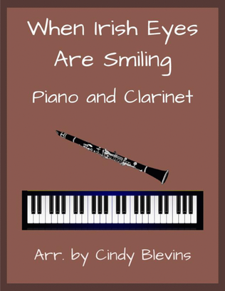 Book cover for When Irish Eyes are Smiling, for Piano and Clarinet