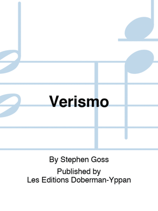 Book cover for Verismo