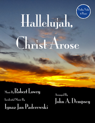 Book cover for He Arose (Trio for Violin, Viola and Piano)