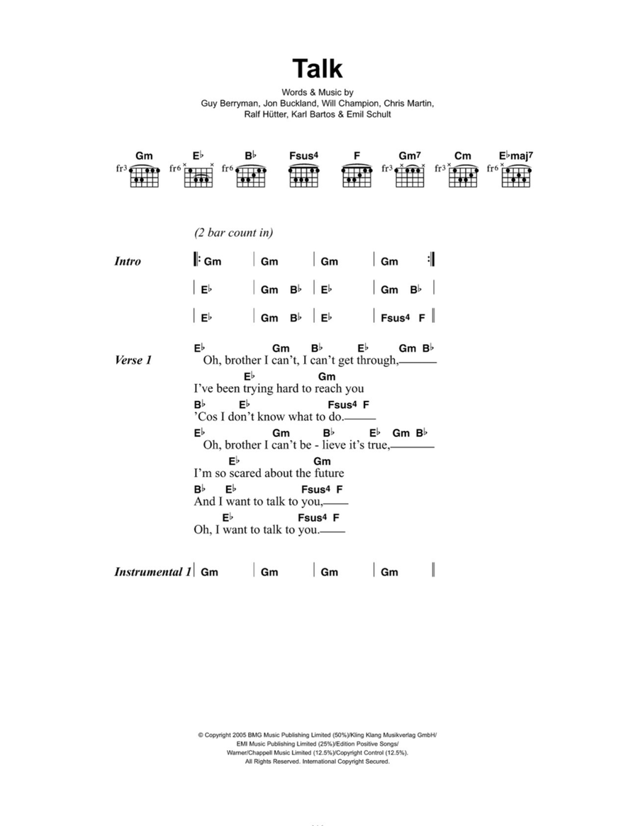 Talk Easy Guitar scores gallery preview page 1