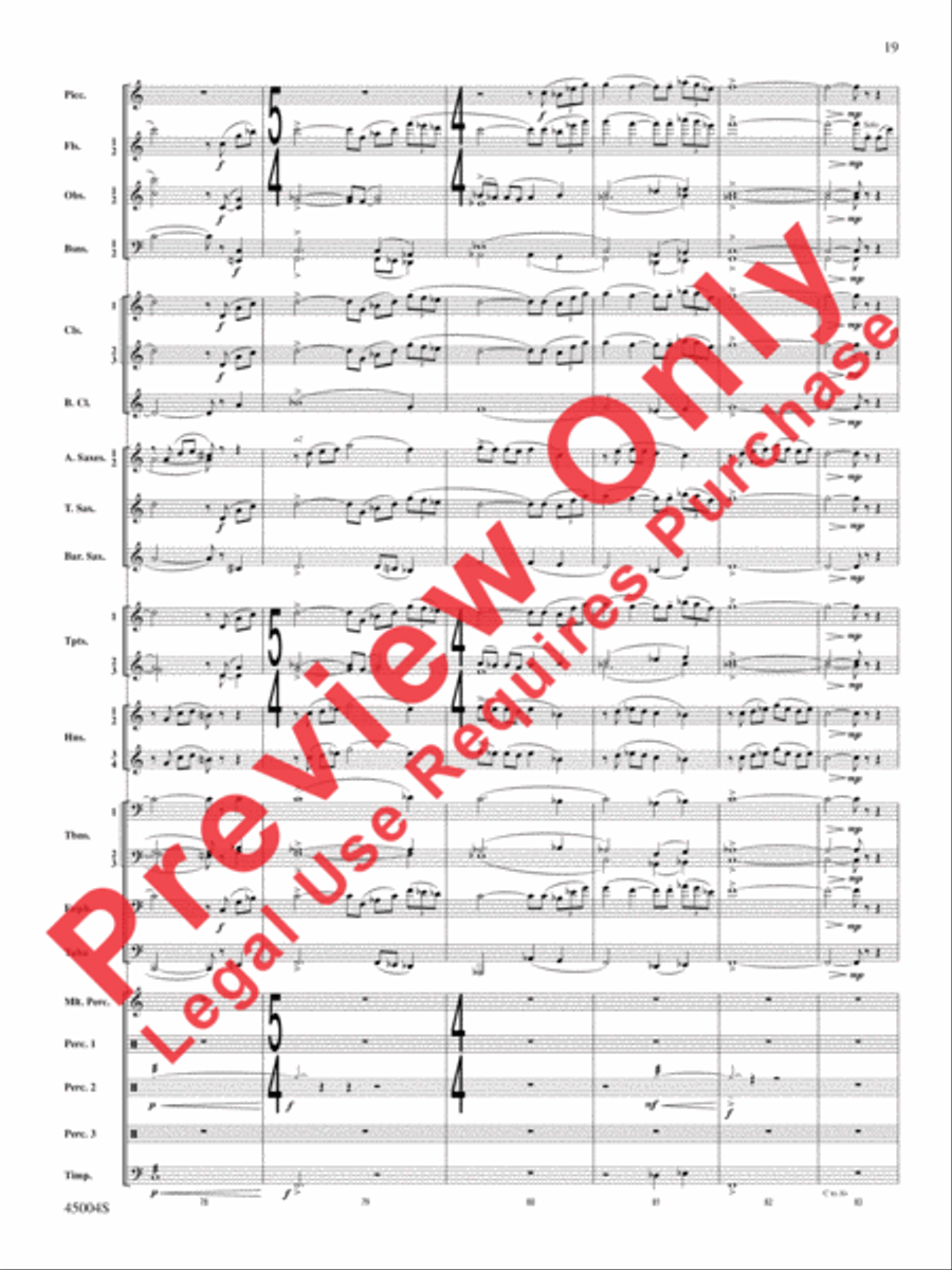 Red Rock Mountain Concert Band scores gallery preview page 54