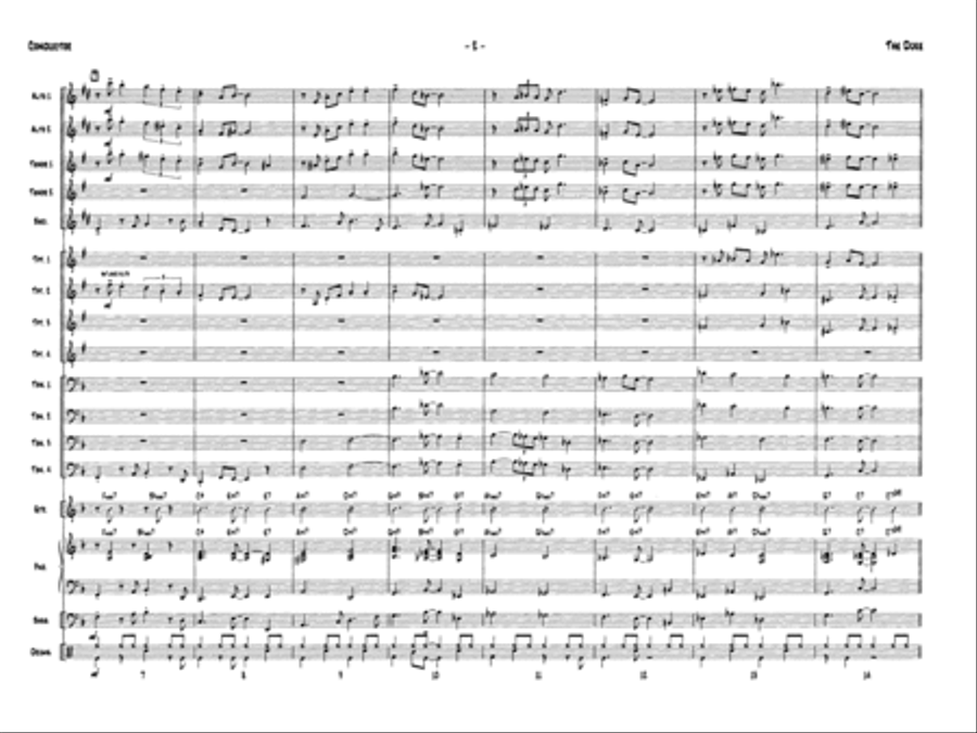 The Duke: Score The Duke: Score Jazz Ensemble scores gallery preview page 4