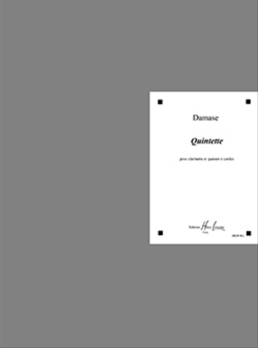 Quintette Clarinet scores gallery preview page 1