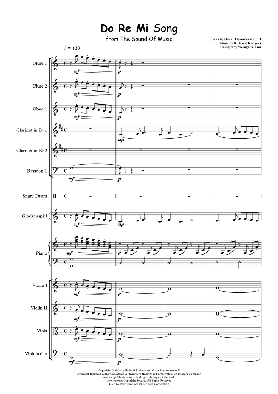 Do-Re-Mi Do-Re-Mi Chamber Orchestra scores gallery preview page 2