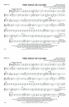 The Edge of Glory: 1st F Horn