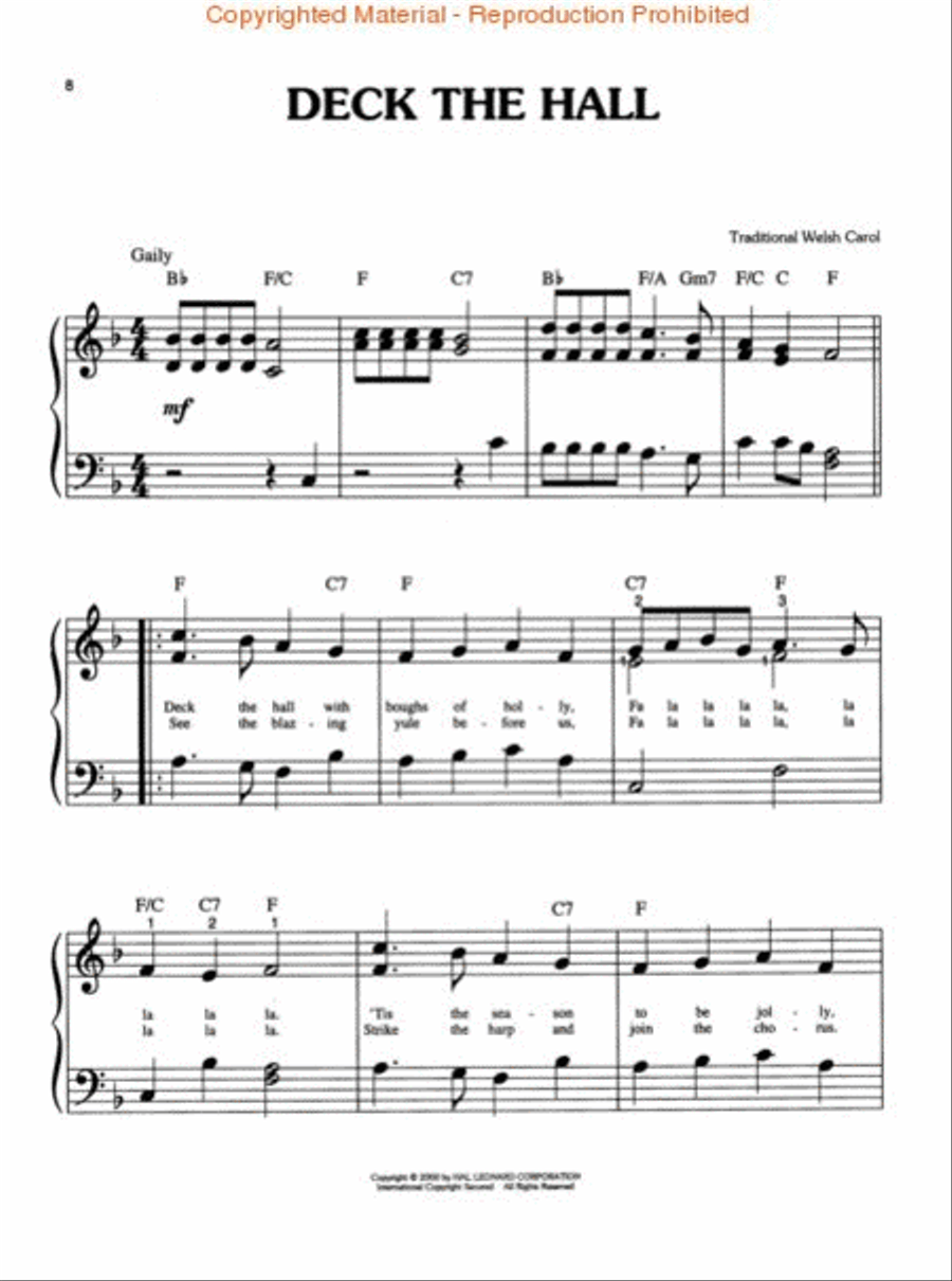 Christmas songs shop piano sheet music