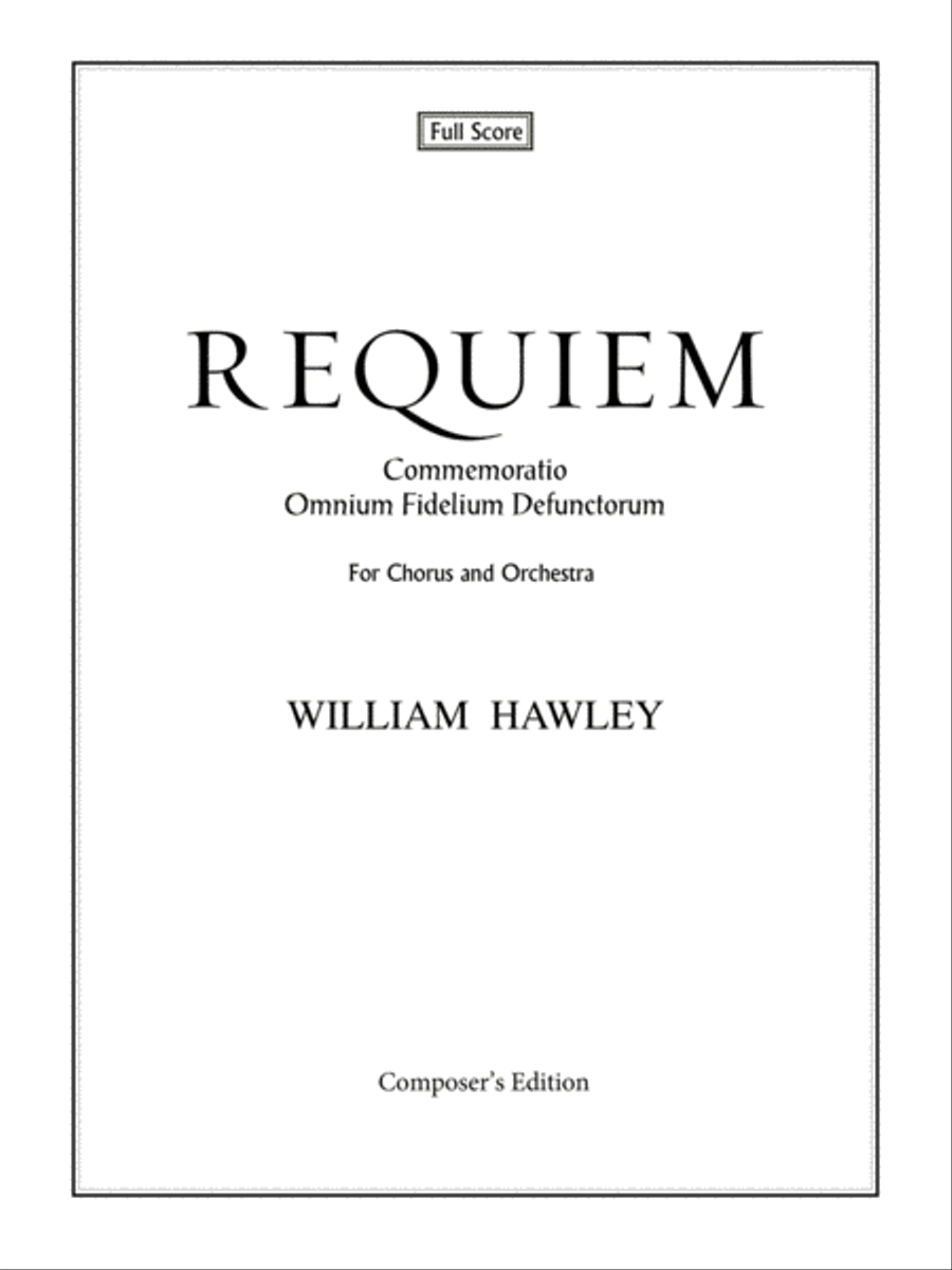 Book cover for Requiem (Full Score)