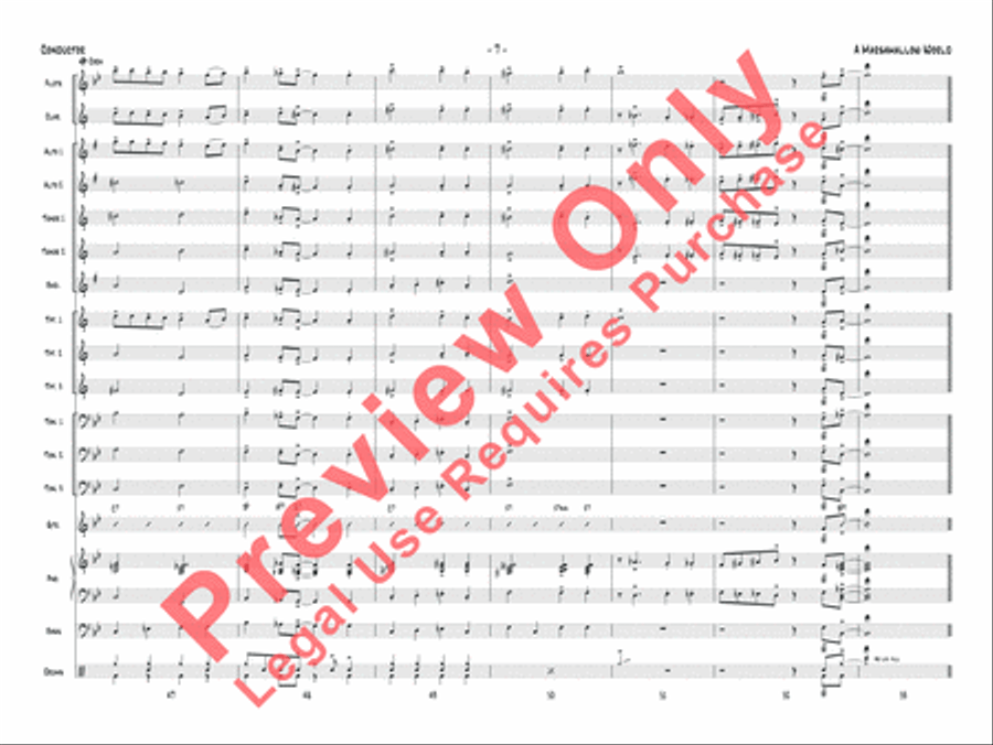 A Marshmallow World Jazz Ensemble scores gallery preview page 8