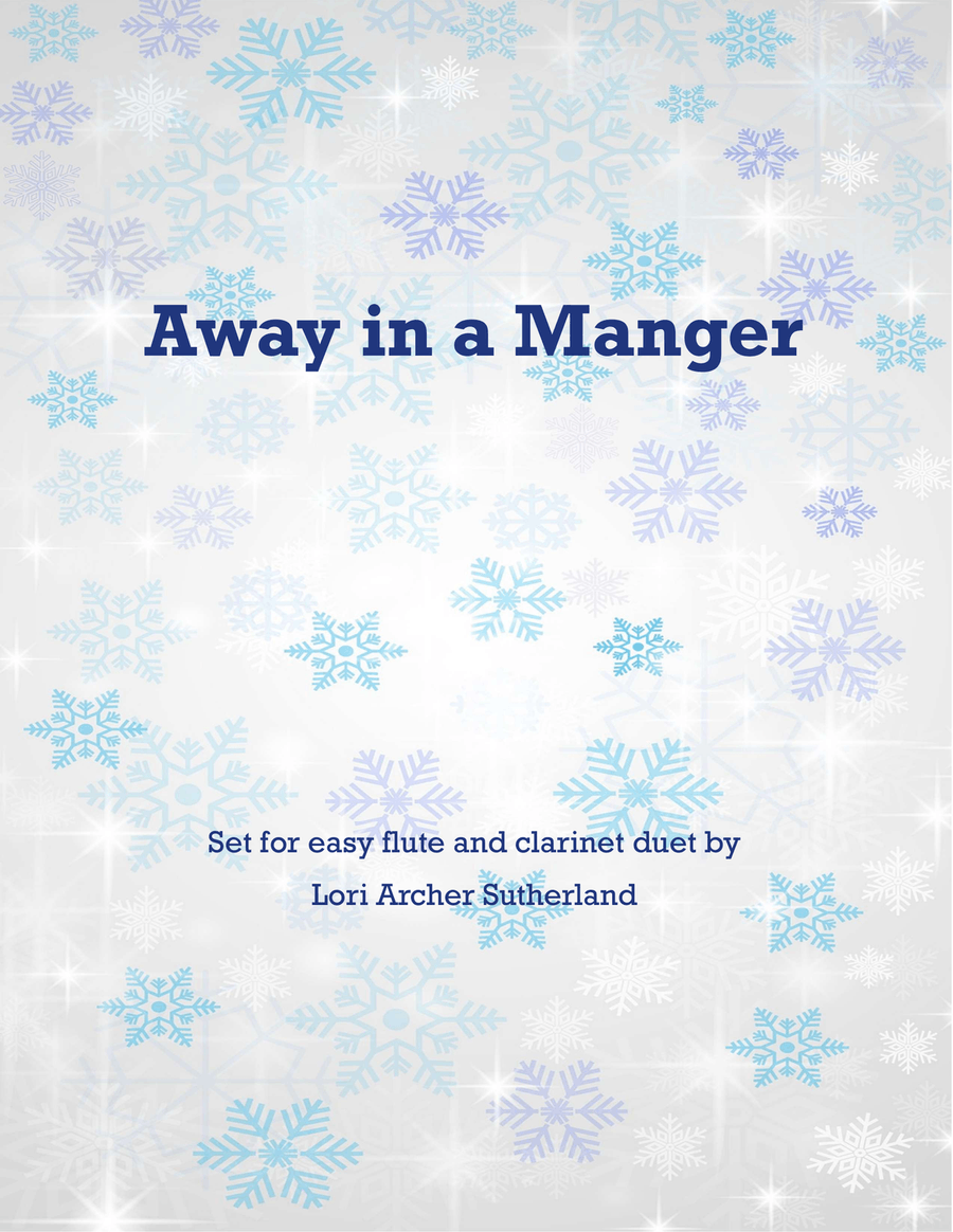 Away in a Manger Woodwind Duet scores gallery preview page 1