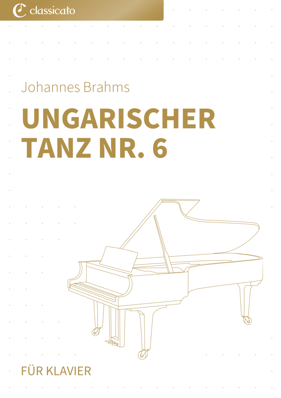 Ungarischer Tanz Nr. 6 Ungarischer Tanz Nr. 6 Piano scores gallery preview page 1