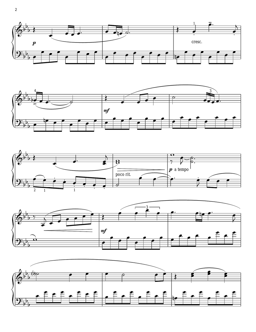 Your Song [Classical version] (arr. Phillip Keveren) Piano Solo scores gallery preview page 2