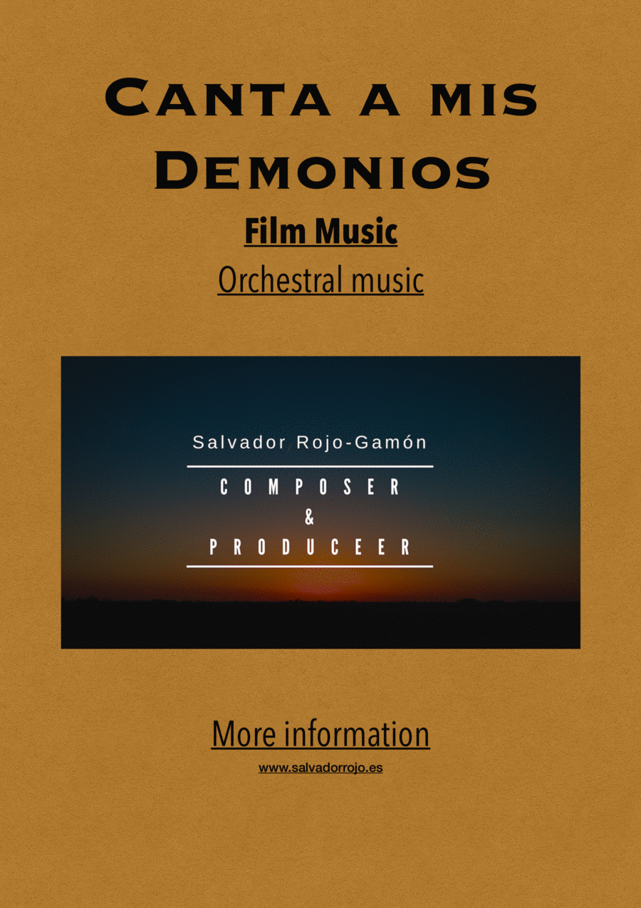 Canta a mis Demonios Full Orchestra scores gallery preview page 1
