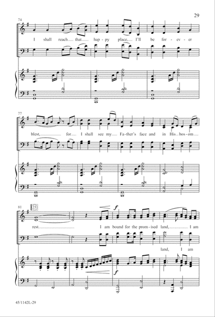 The Church's One Foundation 4-Part scores gallery preview page 31