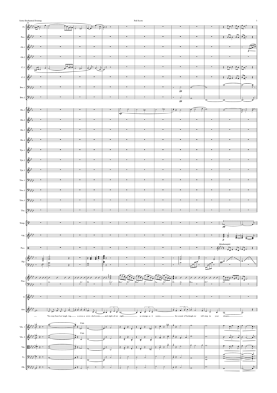 Some Enchanted Evening Some Enchanted Evening Full Orchestra scores gallery preview page 3