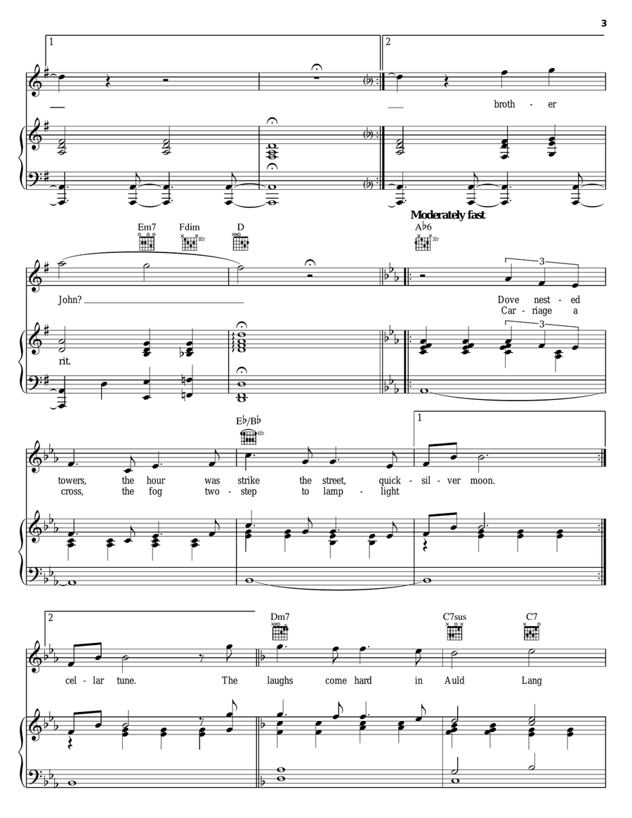 Surf's Up Piano, Vocal, Guitar scores gallery preview page 3
