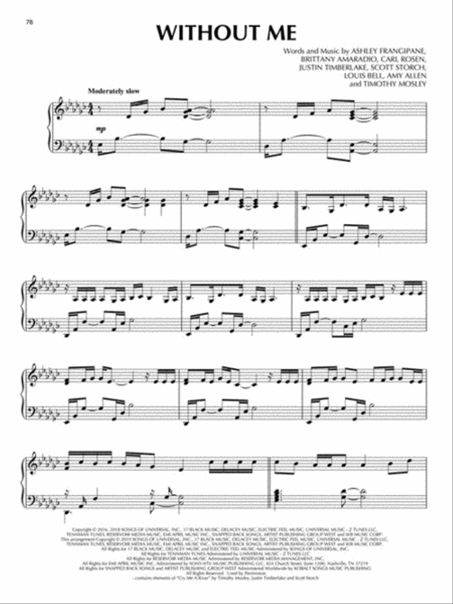 Top Hits for Piano Solo Top Hits for Piano Solo Piano Solo scores gallery preview page 5