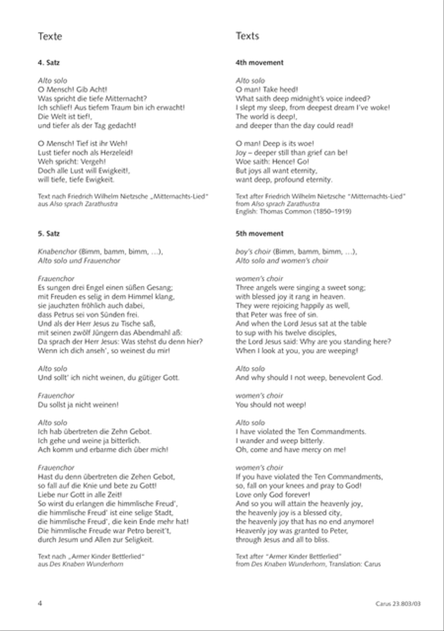 Symphony No. 3 Divisi scores gallery preview page 5