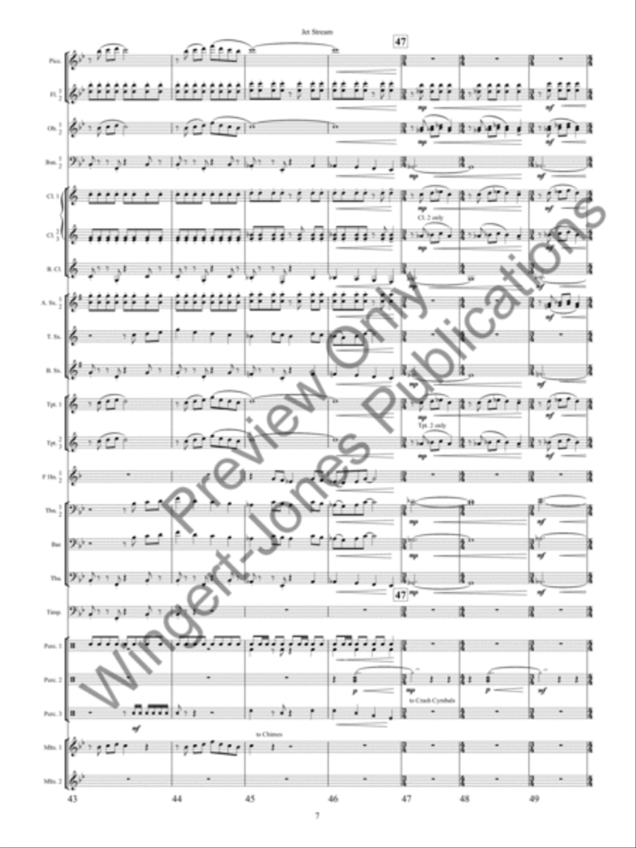 Jet Stream Concert Band scores gallery preview page 10