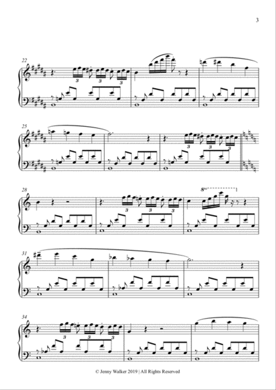 Piano Borealis: 2 - Driftwood Piano Solo scores gallery preview page 3