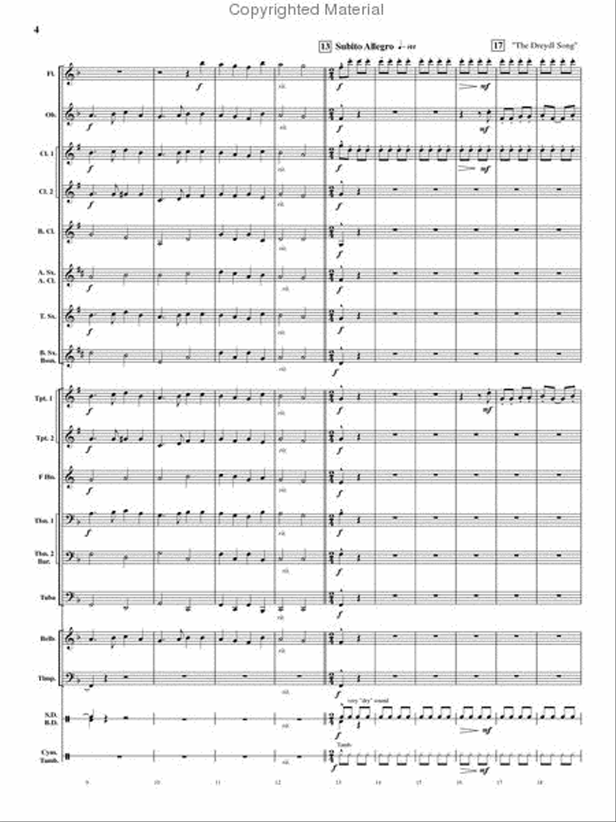 A Celebration of Hanukkah Concert Band scores gallery preview page 3