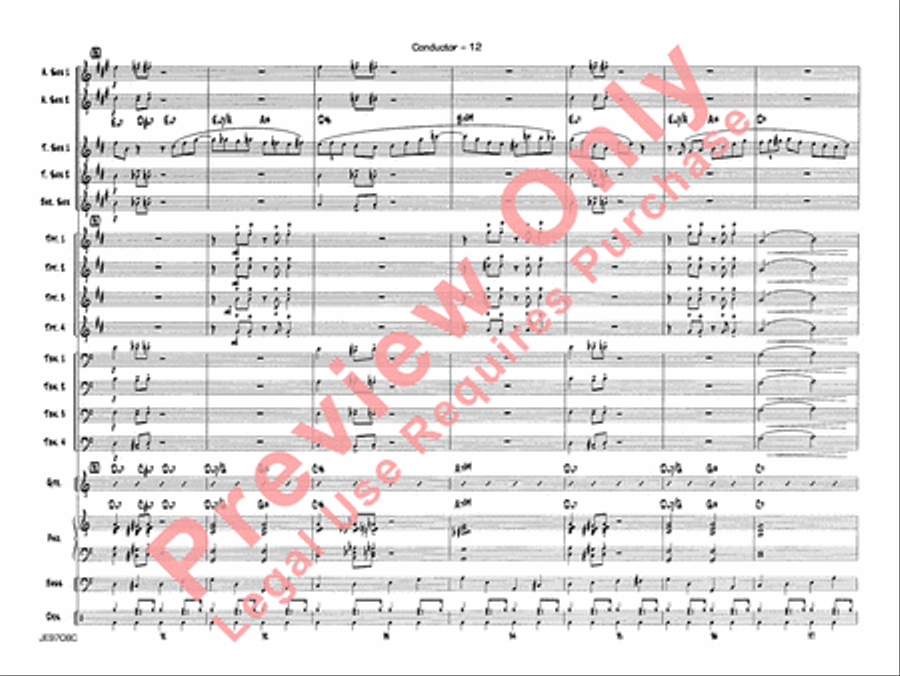 Cute Jazz Ensemble scores gallery preview page 14